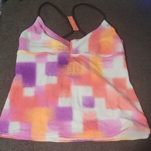 Nike Colorful Women's Tankini Top SZ 12